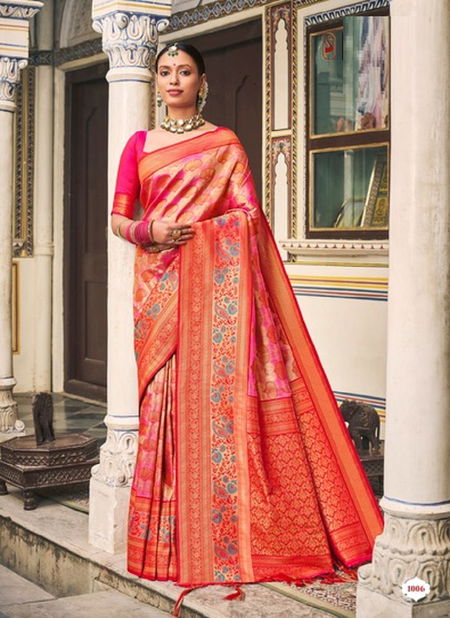 Sangam Saachi Silk Exclusive Designer Wear Wholesale Wedding Sarees
 Catalog